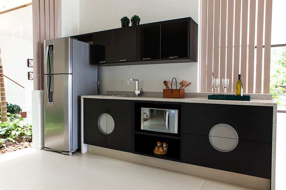 Sam Pedro - Guarujá - SP, Infinity Spaces Infinity Spaces Modern kitchen