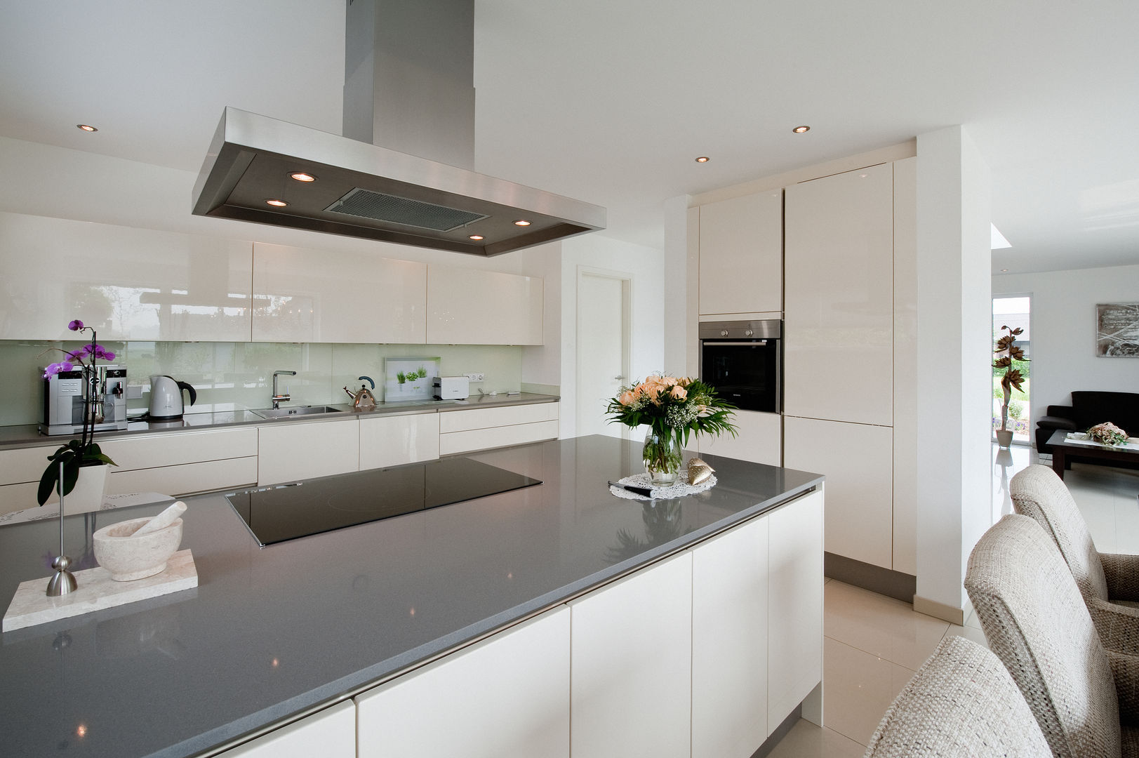 Haus E - Passivhaus des Jahres 2012 (im Auftrag Sommer Passivhaus GmbH), Architektur Jansen Architektur Jansen Modern kitchen