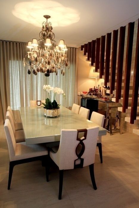 Home Decor C|H, Carolina Fagundes - Arquitetura e Interiores Carolina Fagundes - Arquitetura e Interiores Classic style dining room