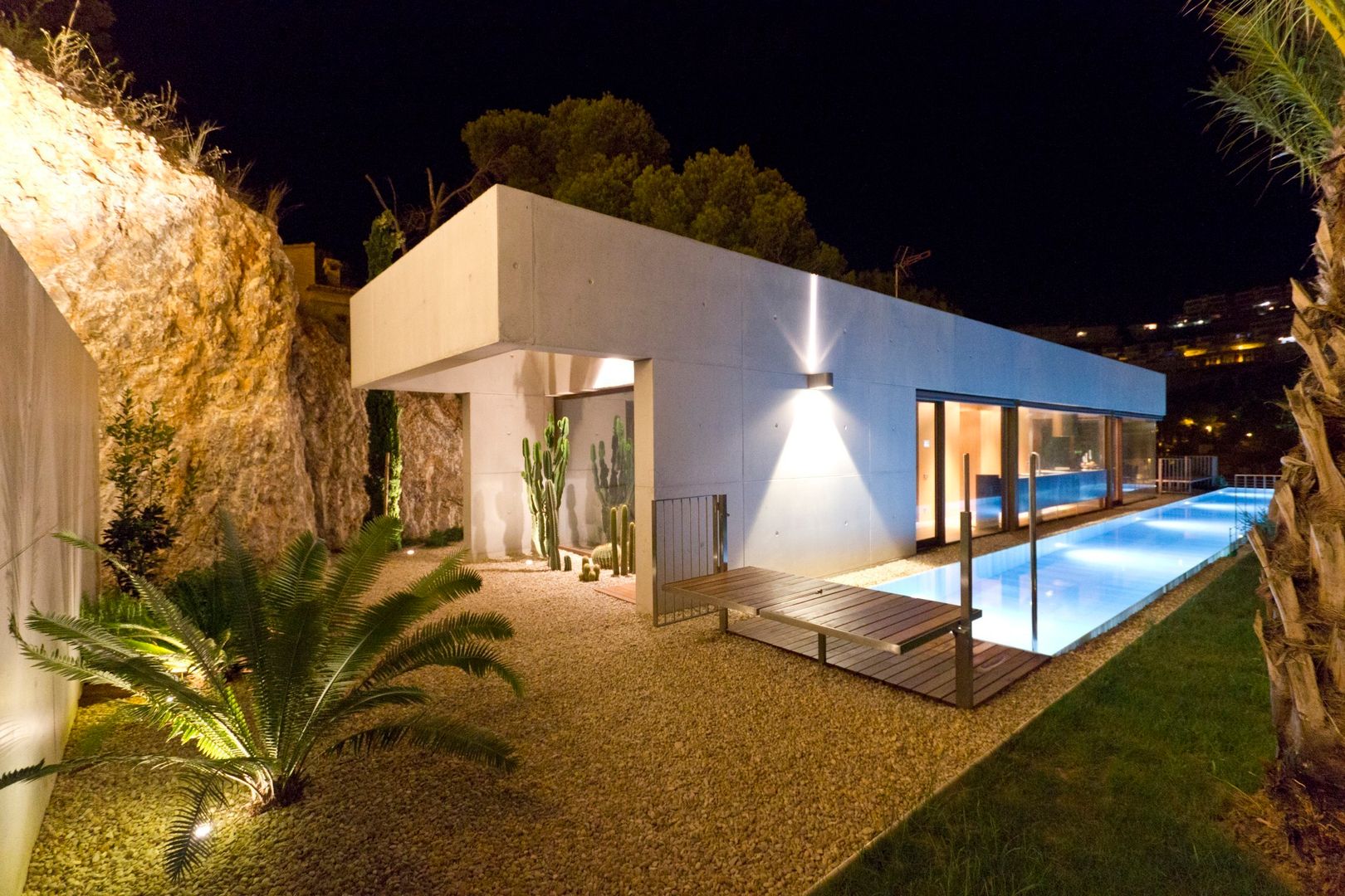 Vivienda "Mirando al mar soñé", Ascoz Arquitectura Ascoz Arquitectura Jardin minimaliste