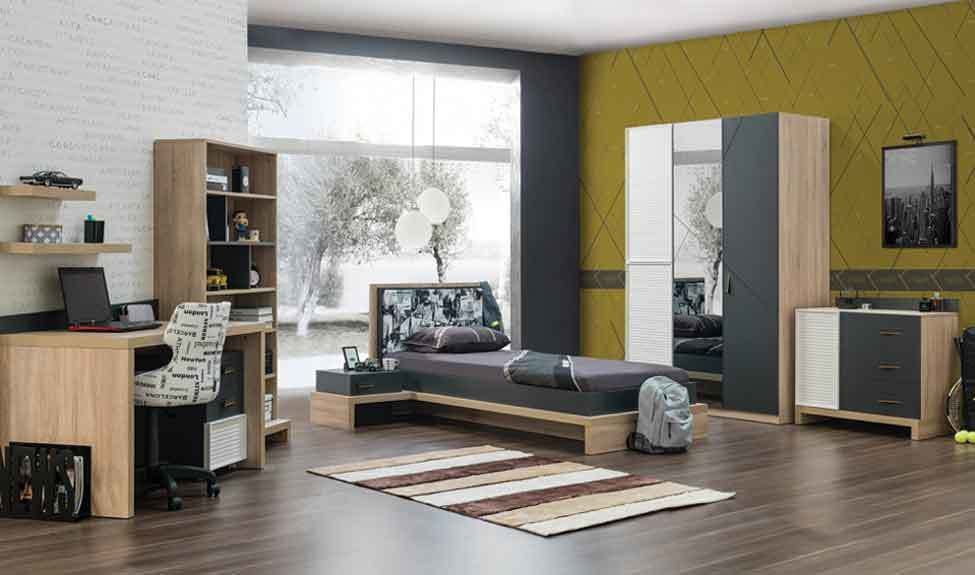 Erkek genç odası, CaddeYıldız furniture CaddeYıldız furniture Chambre d'enfant moderne Accessoires & décorations