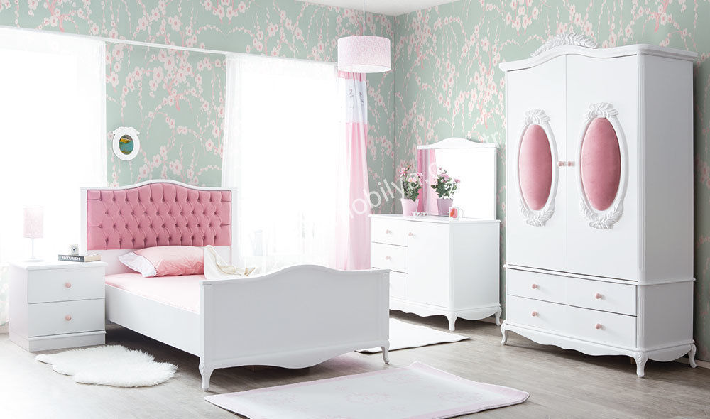 Kız genç odası, CaddeYıldız furniture CaddeYıldız furniture Moderne kinderkamers Accessoires & decoratie