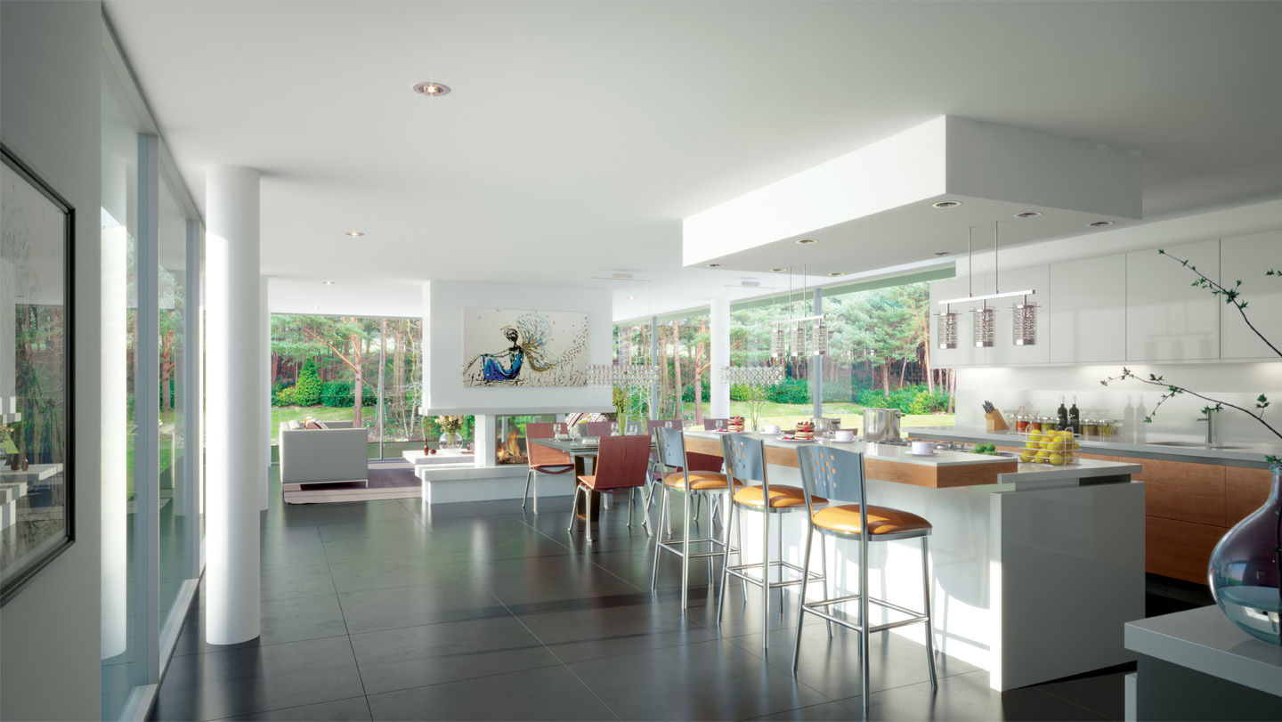 Canford Cliffs, Poole, David James Architects & Partners Ltd David James Architects & Partners Ltd Cocinas modernas: Ideas, imágenes y decoración