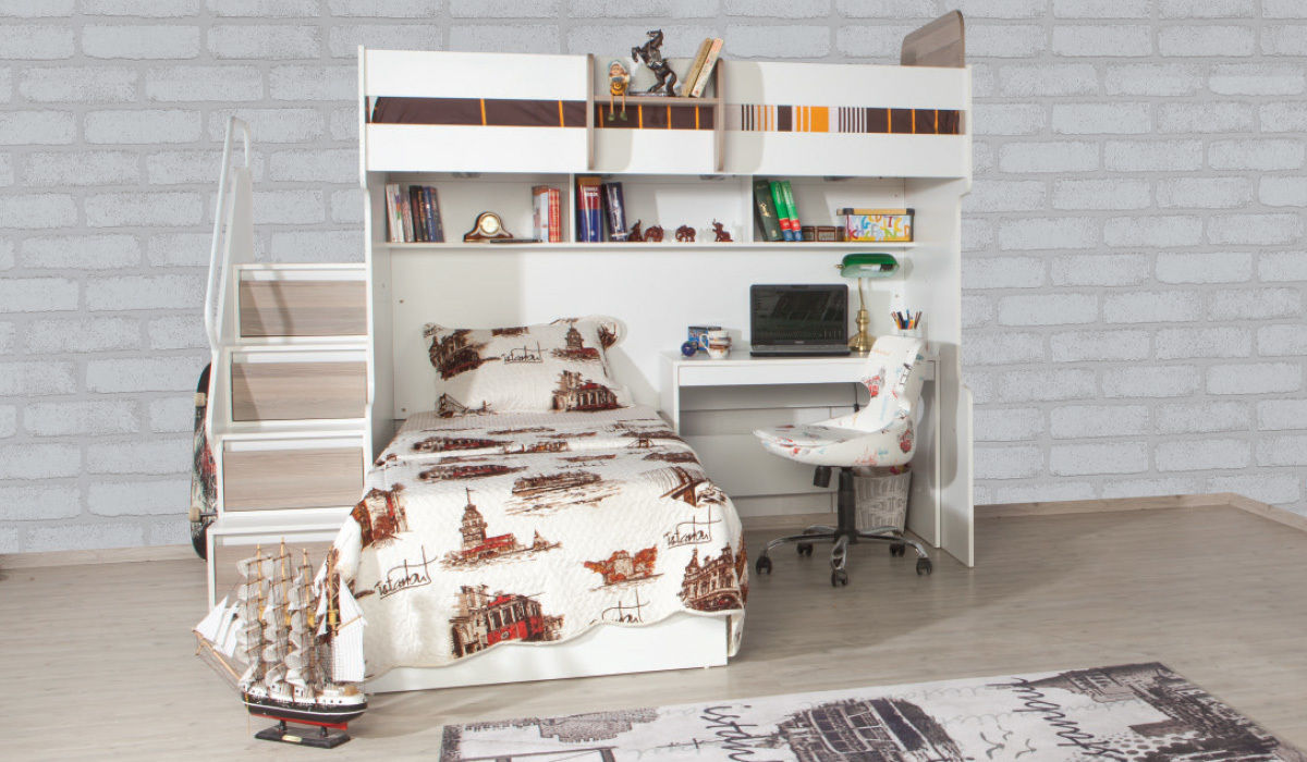 Compact Ranza Serisi, Alım Mobilya Alım Mobilya Dormitorios infantiles de estilo minimalista Escritorios y sillas