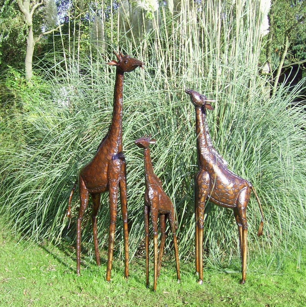 Metal Garden Giraffe Sculptures, Faraway Finds Faraway Finds حديقة Accessories & decoration