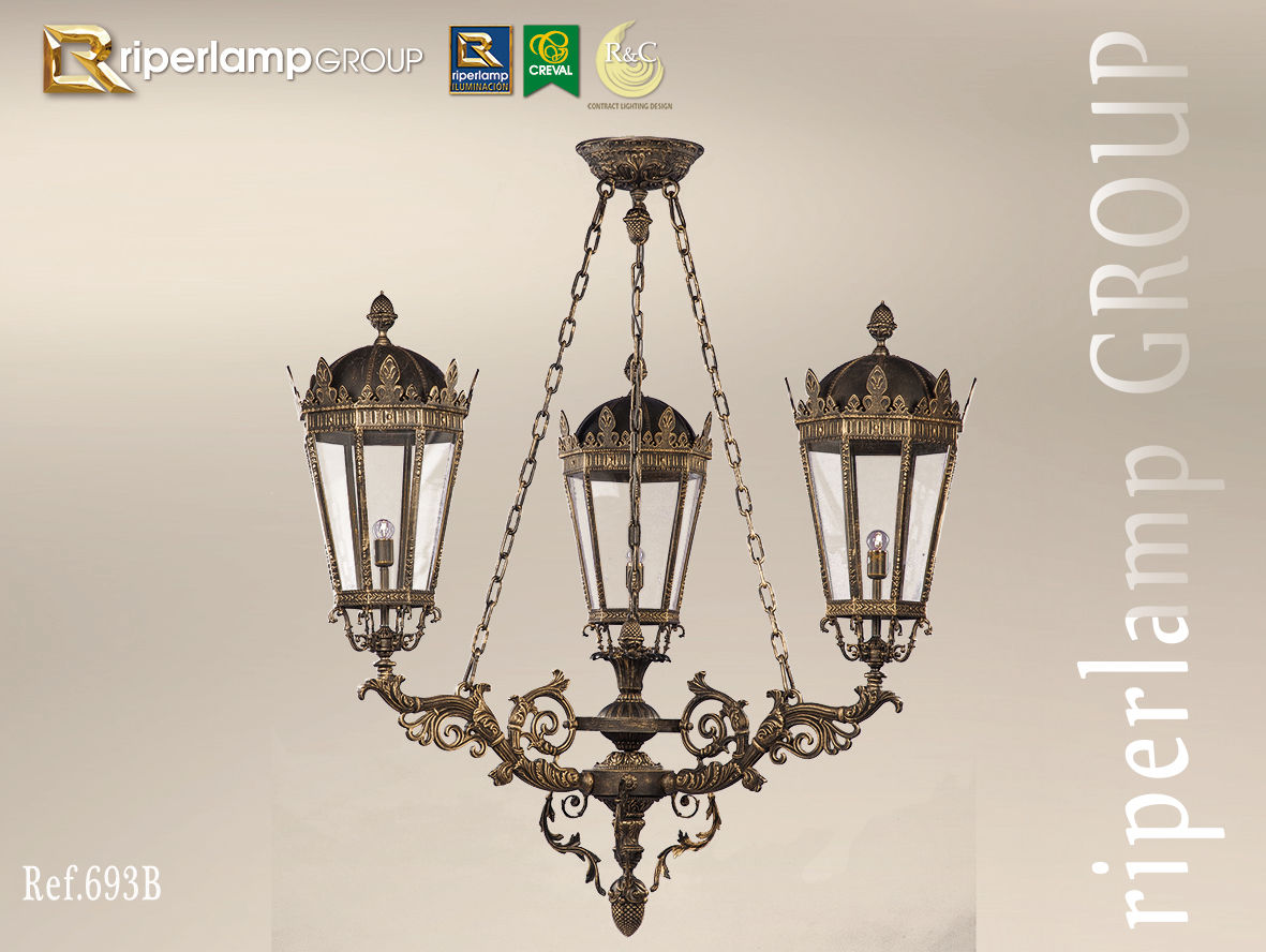 NUEVO PROYECTO PARA EXTERIOR MOD.693B, Riperlamp Riperlamp ระเบียง, นอกชาน ระบบไฟ