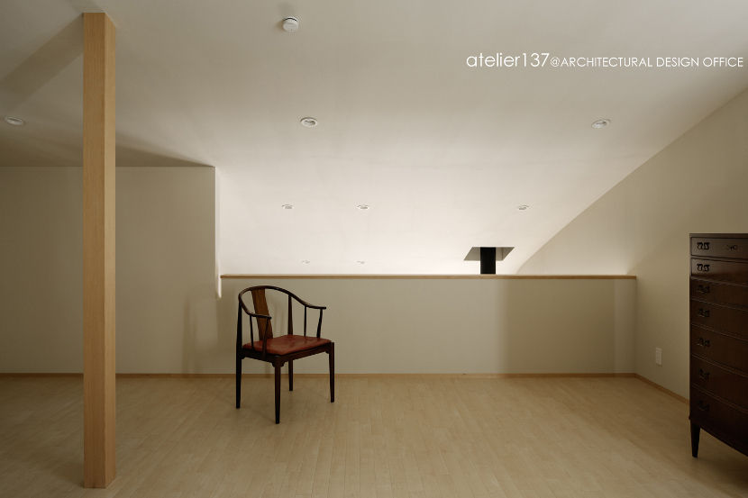 031軽井沢Tさんの家, atelier137 ARCHITECTURAL DESIGN OFFICE atelier137 ARCHITECTURAL DESIGN OFFICE Modern style bedroom