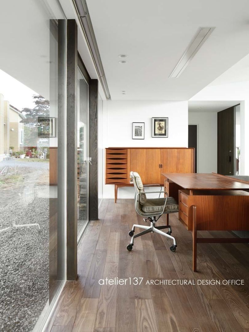 016小諸 I さんの家, atelier137 ARCHITECTURAL DESIGN OFFICE atelier137 ARCHITECTURAL DESIGN OFFICE Phòng khách Gỗ Wood effect