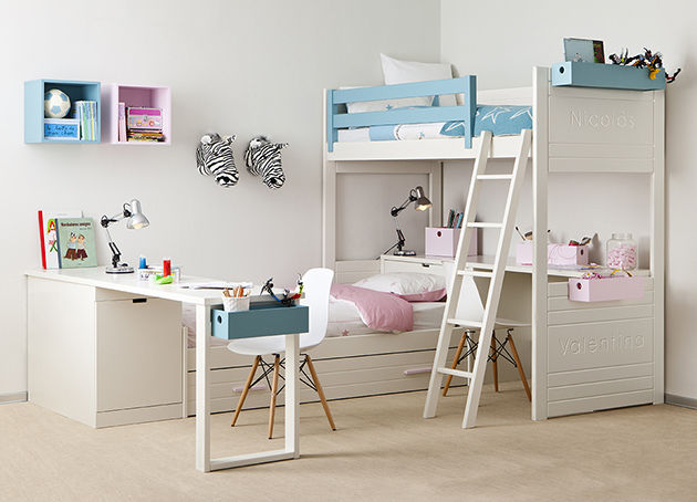 Mobiliario Juvenil, Kimobel Kimobel Phòng trẻ em phong cách Địa Trung Hải Beds & cribs