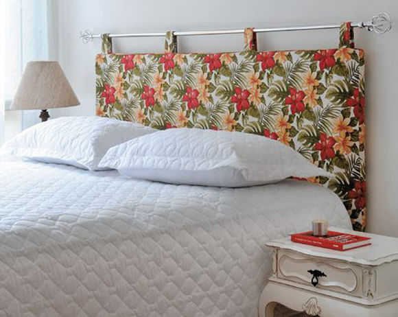 Colcha como cabeceira de cama ZAP Dormitorios tropicales Decoración y accesorios