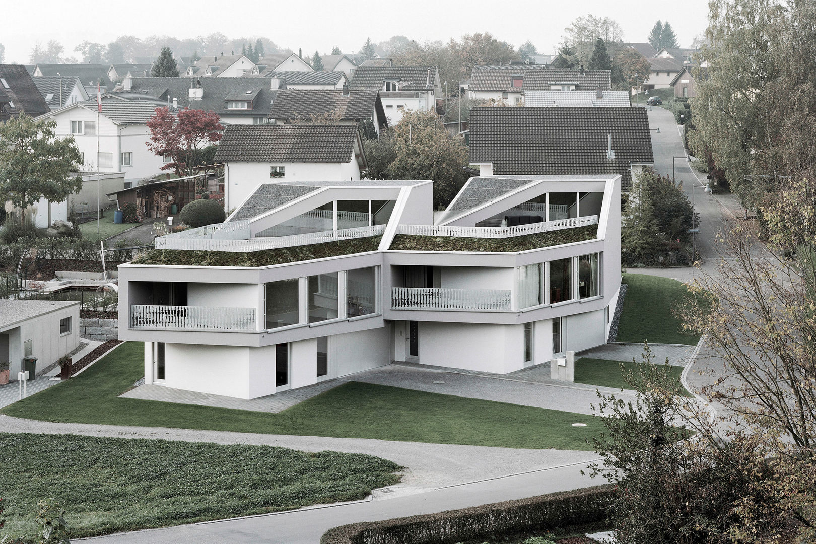 Romulus & Remus; Doppeleinfamilienhaus in Baden, haefele schmid architekten ag haefele schmid architekten ag Modern houses