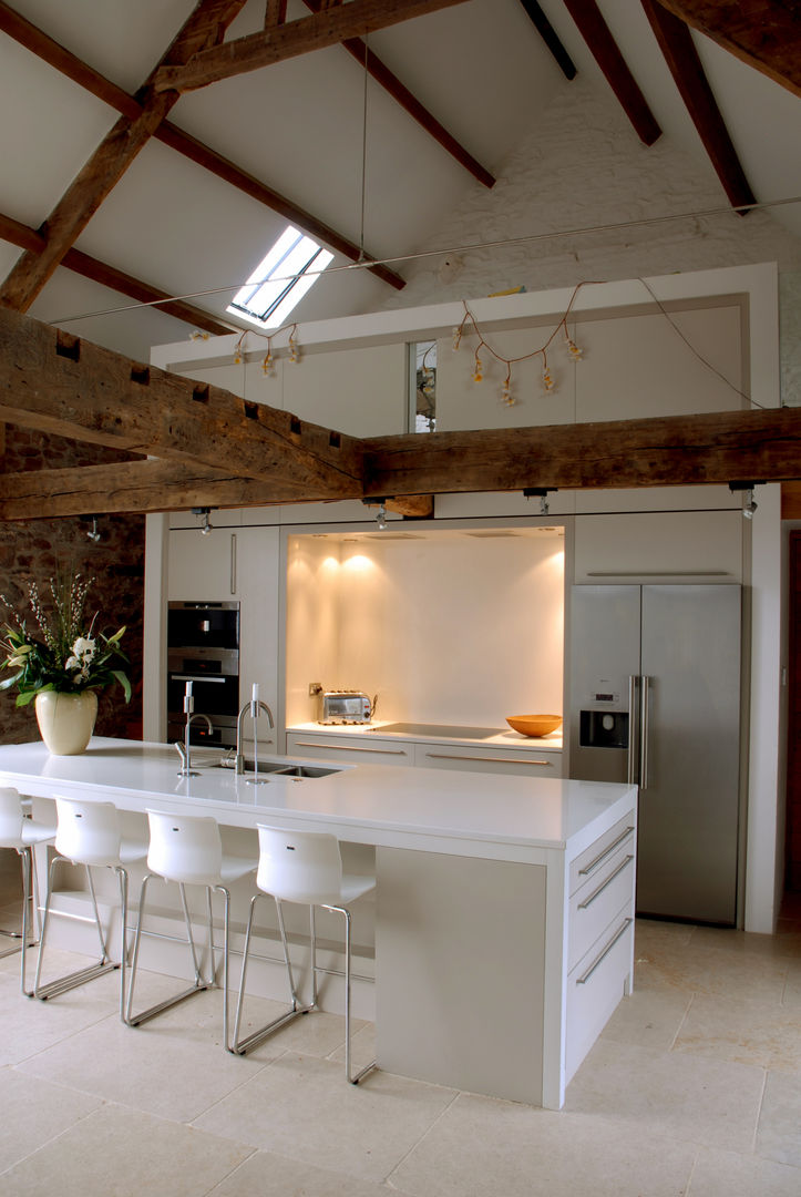 Coldbrook Farm, Monmouthshire, Hall + Bednarczyk Architects Hall + Bednarczyk Architects Kitchen