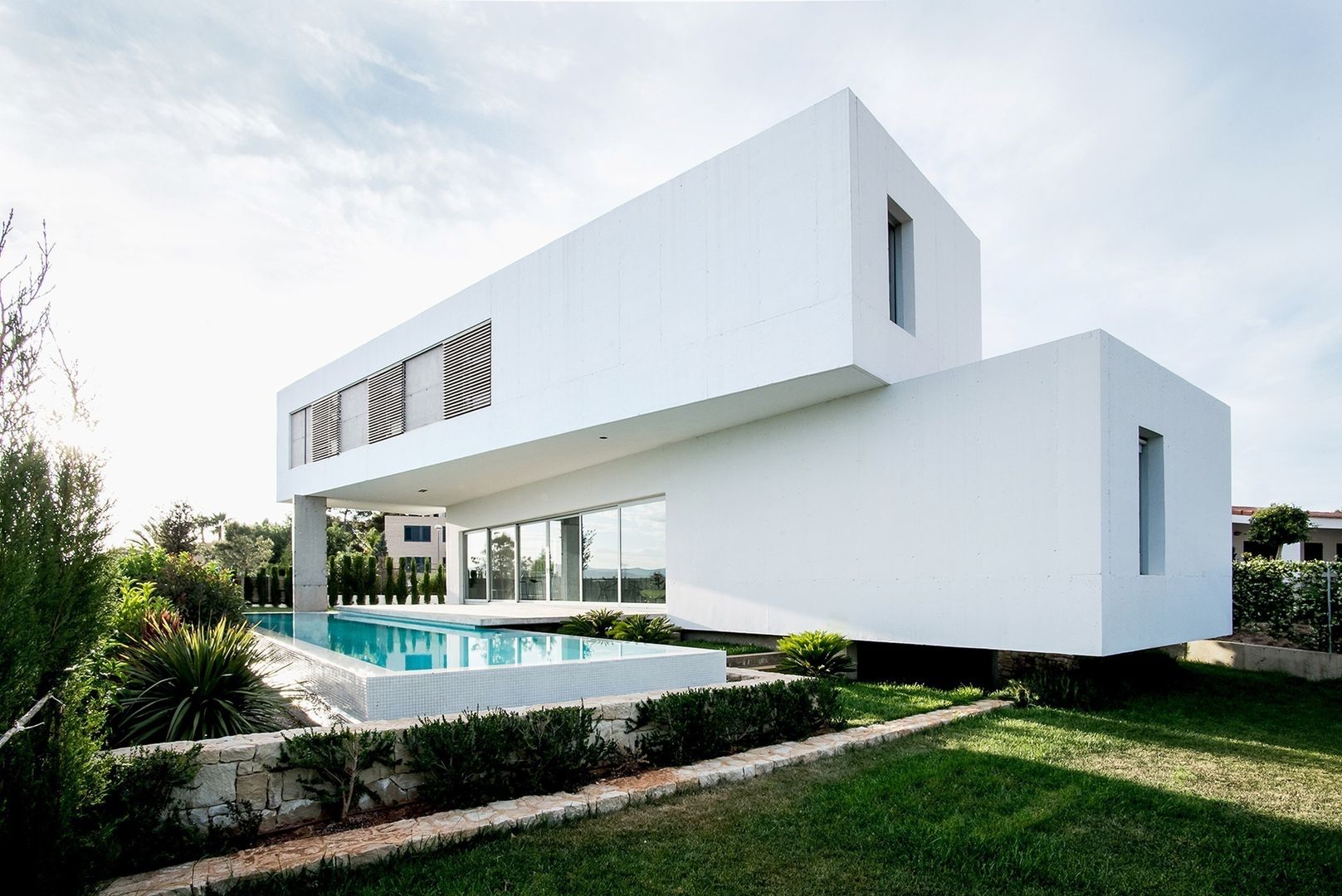 Casa Mikado, Ascoz Arquitectura Ascoz Arquitectura Jardin minimaliste