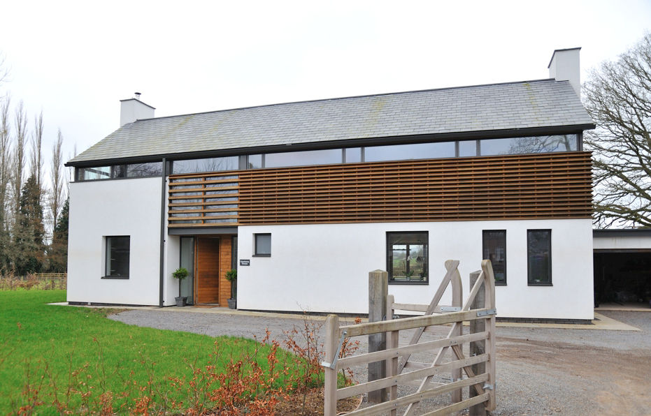 Llambetta House, Usk, Hall + Bednarczyk Architects Hall + Bednarczyk Architects منازل