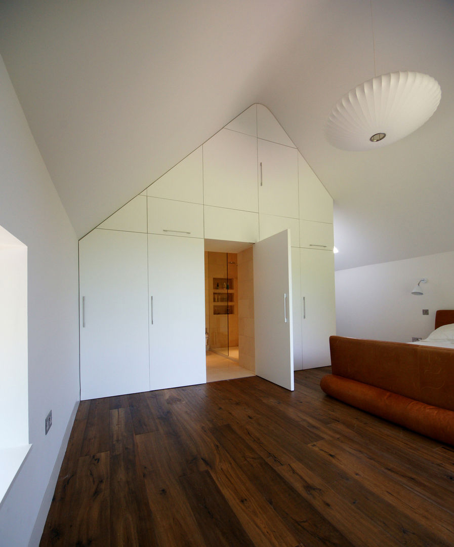 Veddw Farm, Monmouthshire, Hall + Bednarczyk Architects Hall + Bednarczyk Architects Modern style bedroom