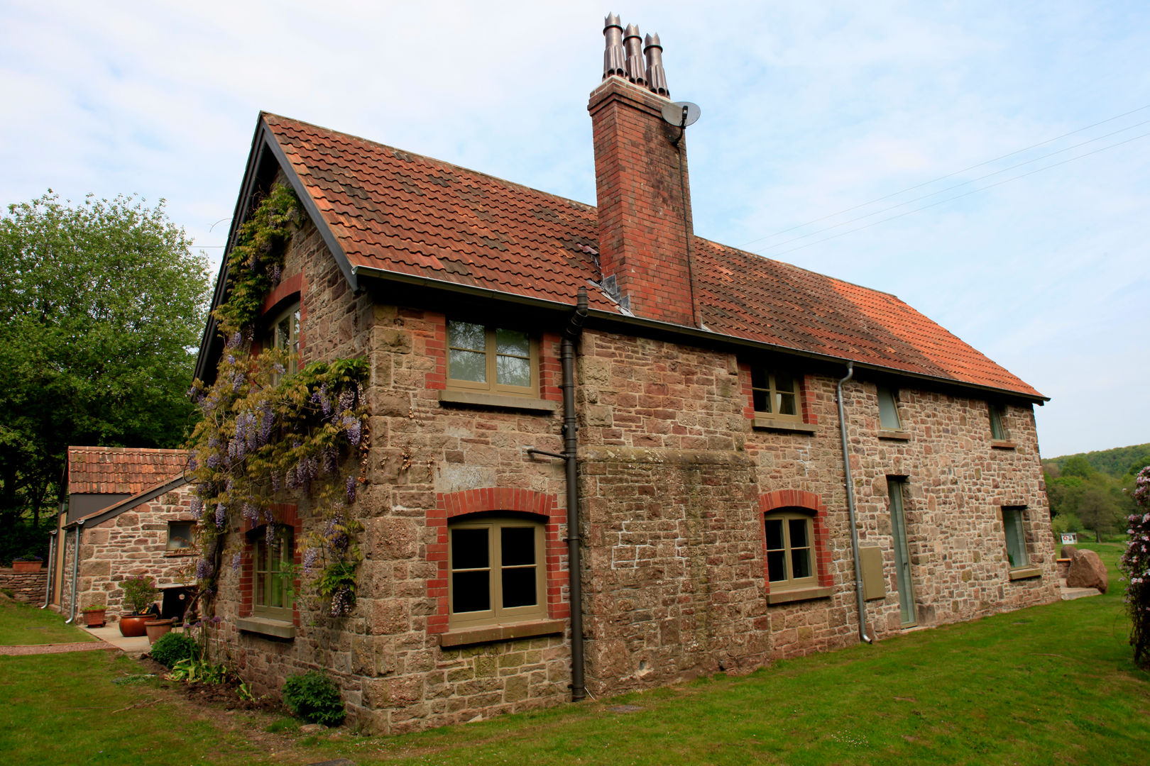 Veddw Farm, Monmouthshire, Hall + Bednarczyk Architects Hall + Bednarczyk Architects Casas de estilo rural