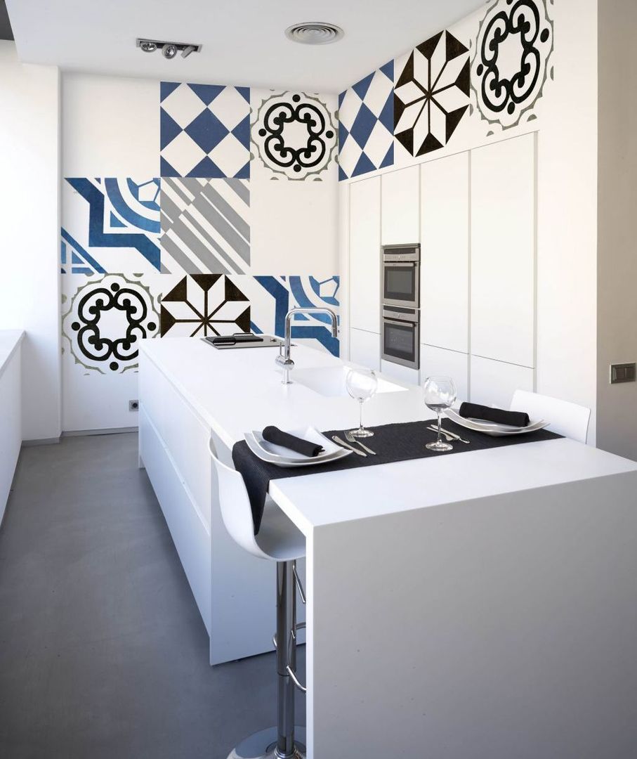 Cocinas, Murales Divinos Murales Divinos Minimalist kitchen