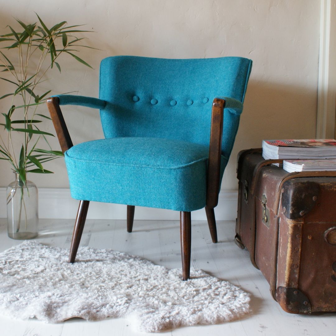 1950s Bute Tweed Armchair DUNCOMBE OXLEYS Study/office Chairs