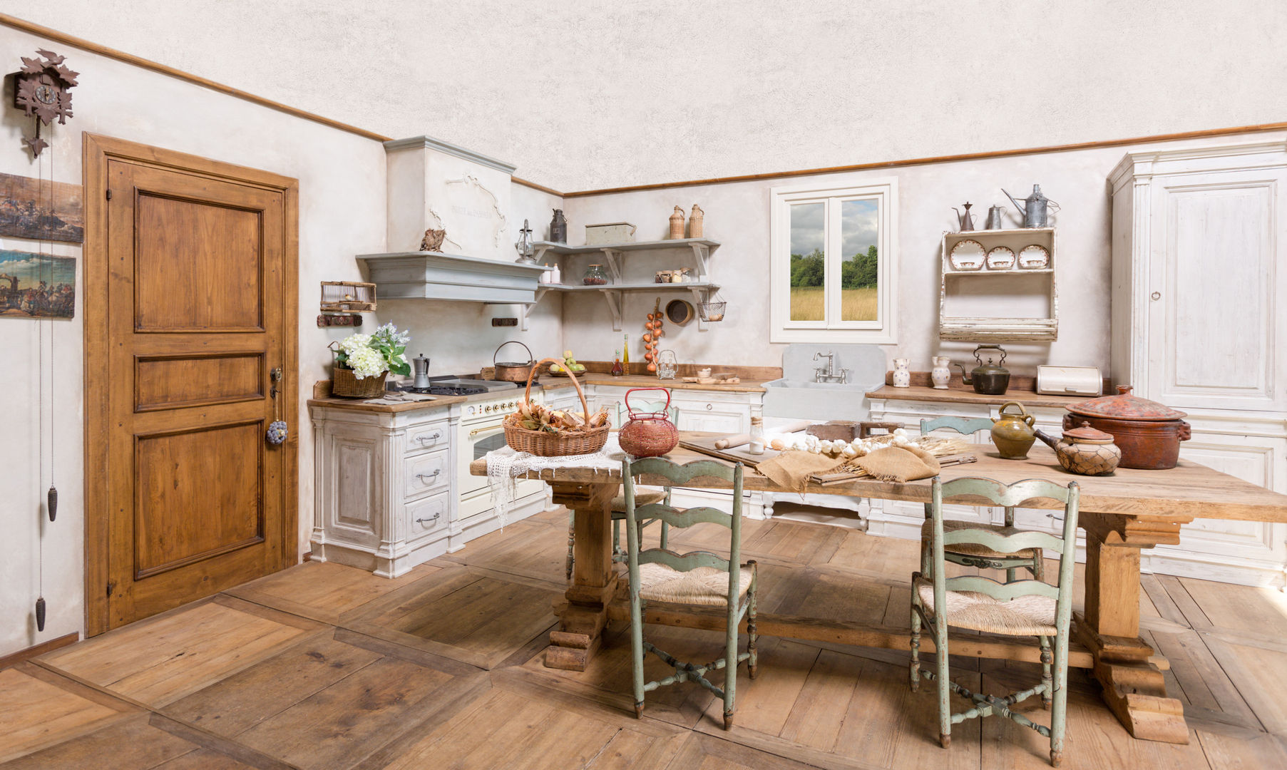 Cucina Magia, Porte del Passato Porte del Passato Rustic style kitchen Bench tops