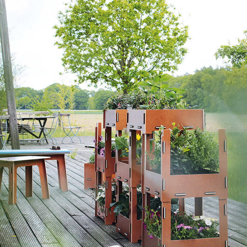 Urban Gardening mit WERKHAUS destinature, Werkhaus Design + Produktion GmbH Werkhaus Design + Produktion GmbH Scandinavian style balcony, porch & terrace Plants & flowers