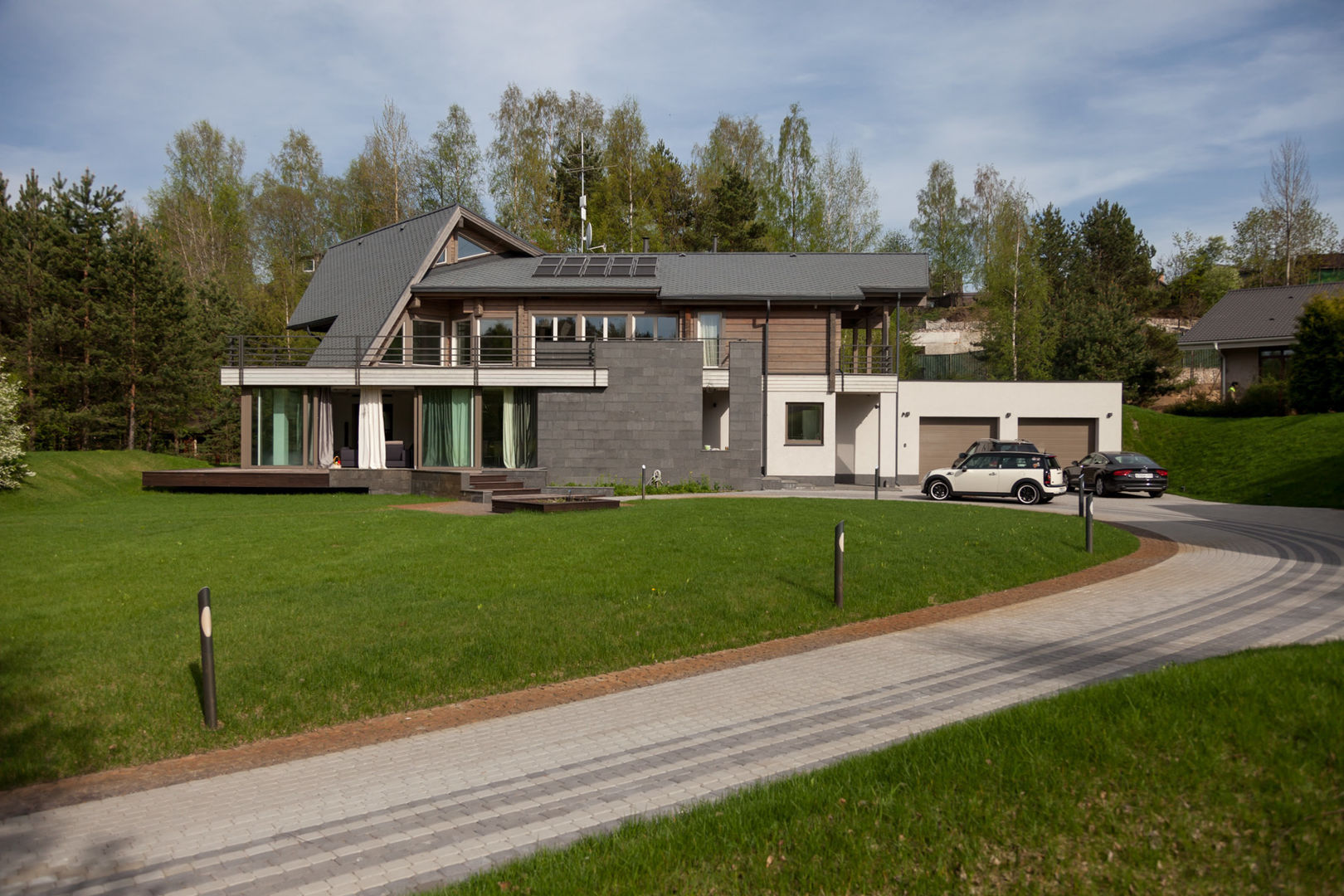 экстерьер дома в Токсово de.studio Дома в скандинавском стиле