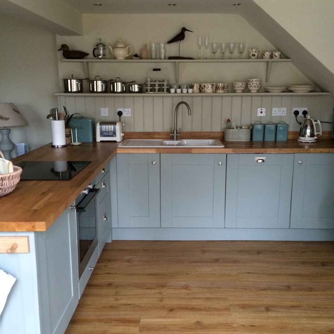 Hollyhock Cottage kitchen Rooms with a View Kitchen Cabinets & shelves