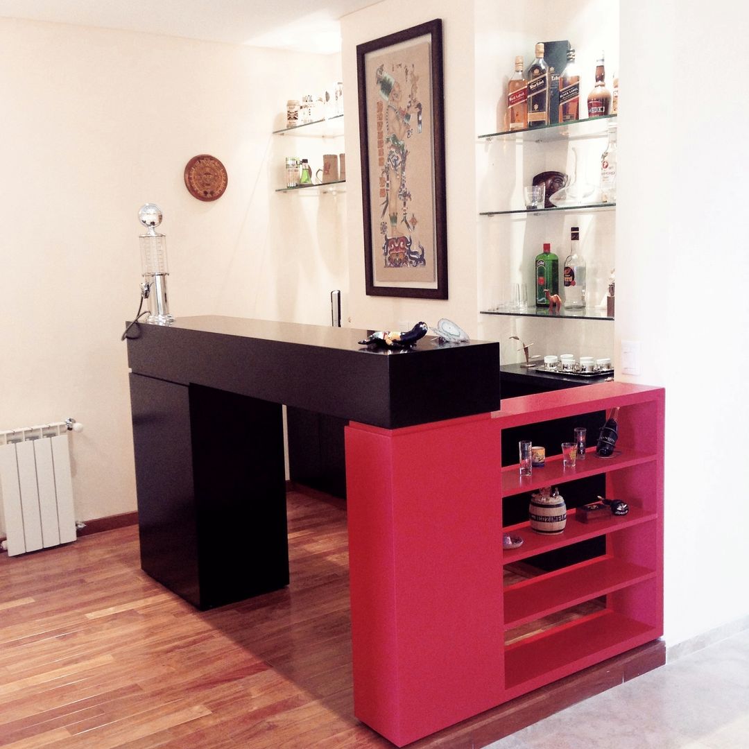 Barra homify Salones minimalistas Decoración y accesorios