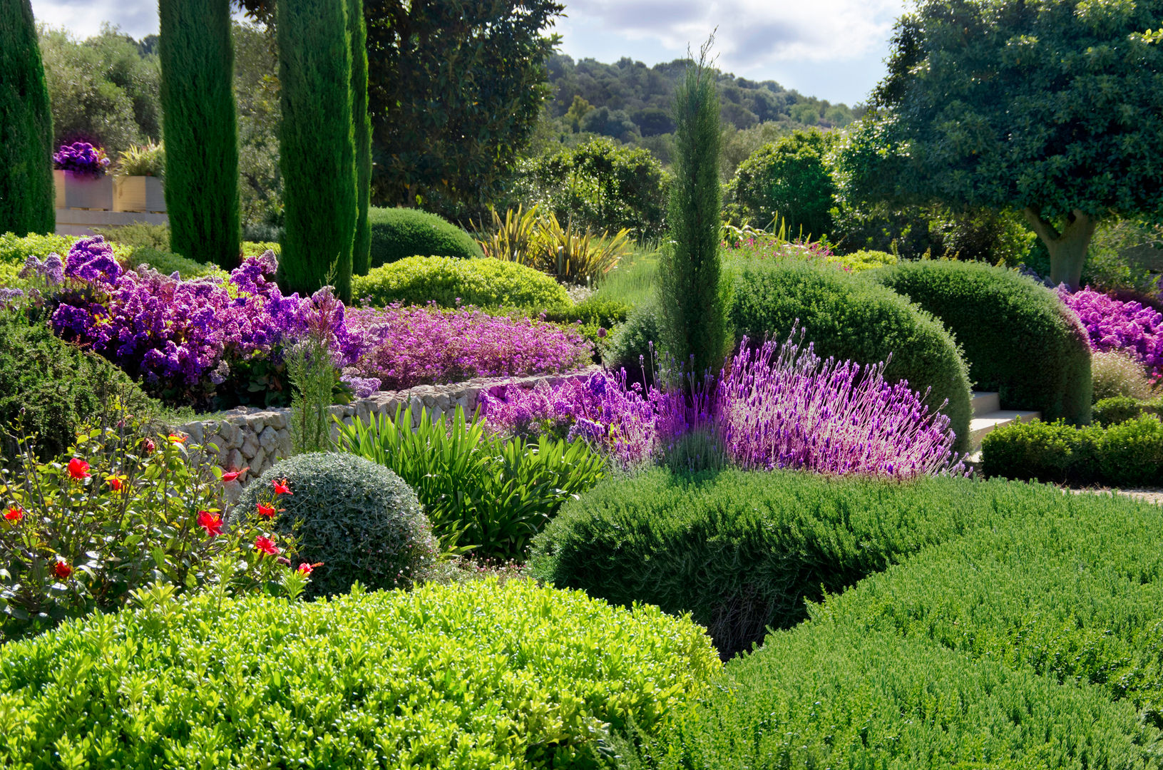 Jardines Mediterráneos, Viveros Pou Nou Viveros Pou Nou Mediterranean style garden