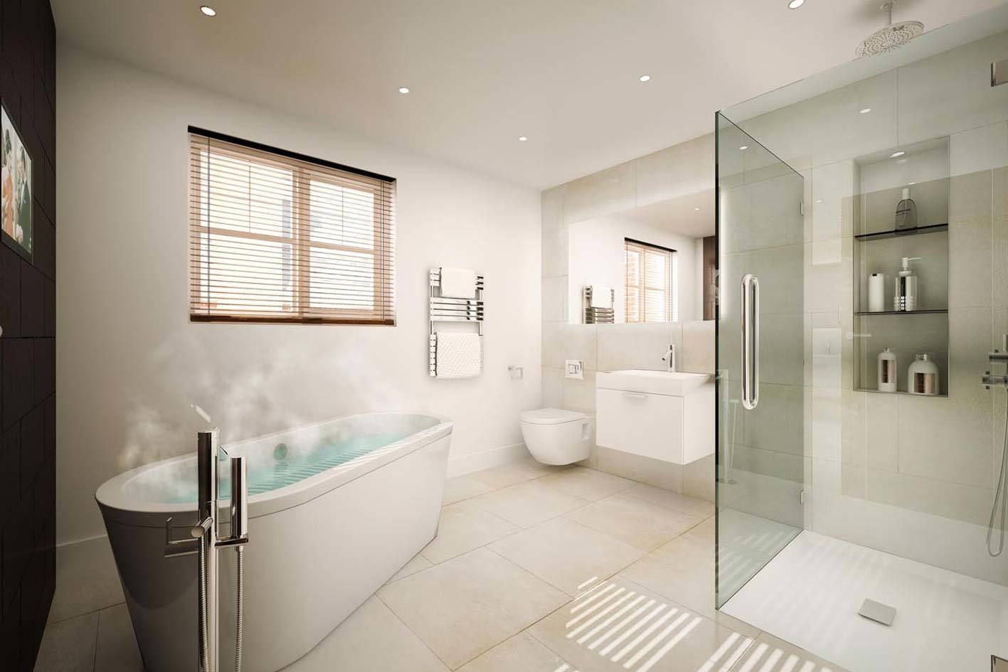 Mornington Road, Clear Architects Clear Architects Modern bathroom