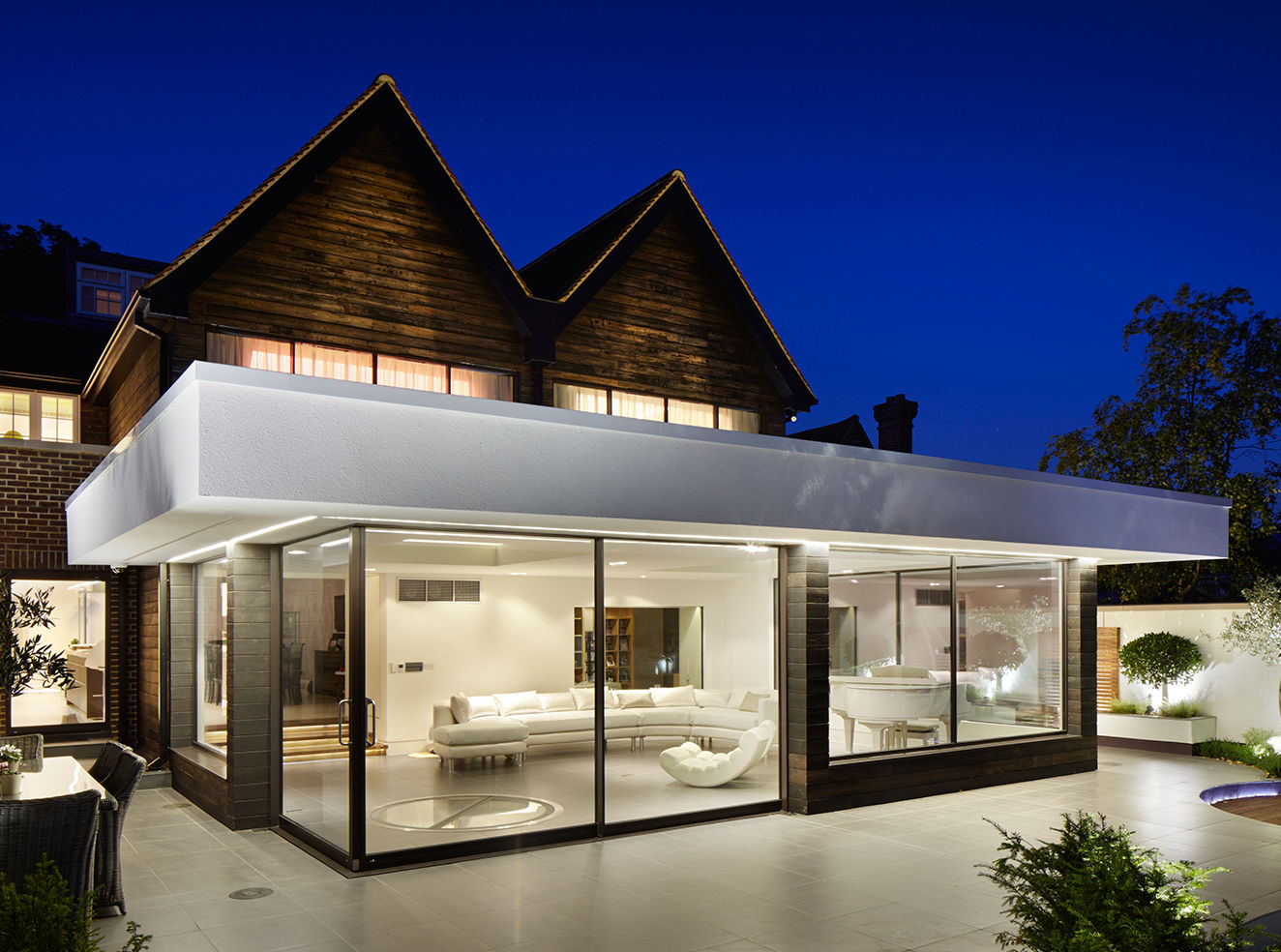 Exterior Clear Architects Casas de estilo moderno