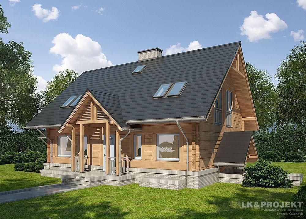 LK&909, LK & Projekt Sp. z o.o. LK & Projekt Sp. z o.o. Casa di legno