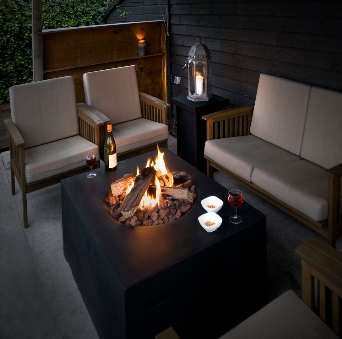 Ogrodowe paleniska gazowe Happy Cocooning, Happy Cocooning Poland Happy Cocooning Poland Modern terrace Furniture