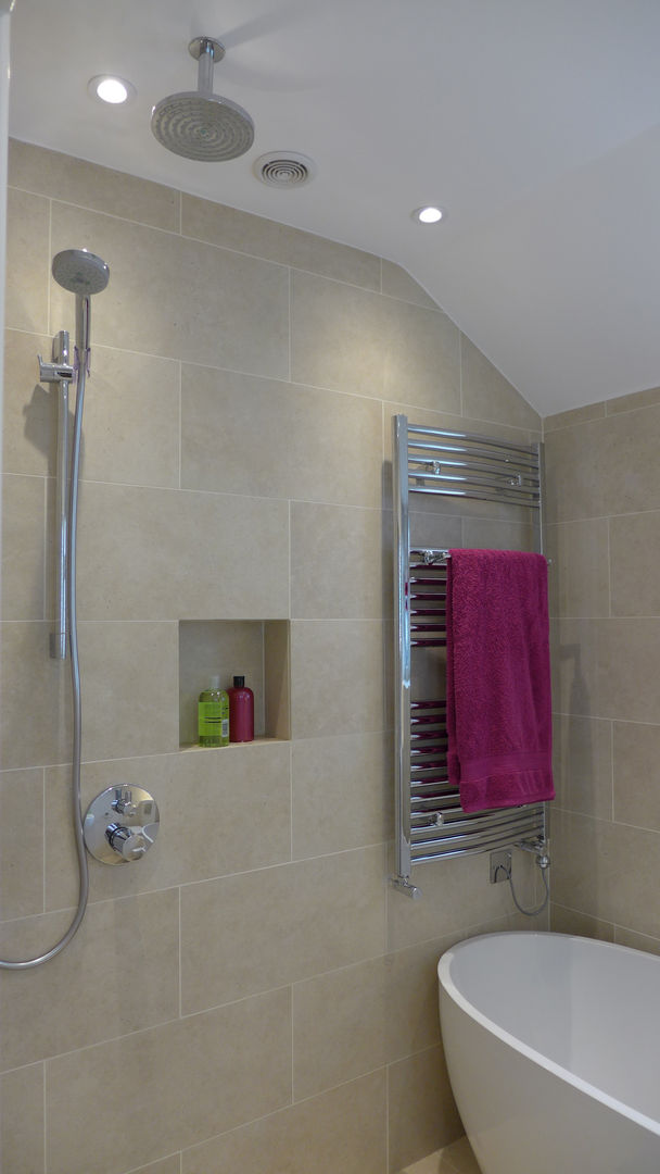 wet room Style Within Modern style bathrooms wet room,family bathroom,shampoo niche,bathroom lighting,towel warmer,rain shower,concealed valve,modern bathroom,small bathroom