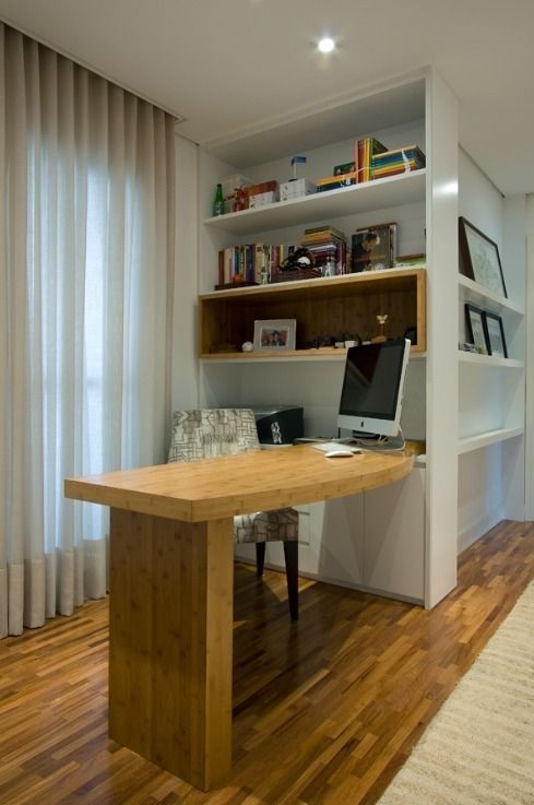 Apartamento Panambi - São Paulo , Ana Menoita Arquitetura e Interiores Ana Menoita Arquitetura e Interiores Phòng học/văn phòng phong cách kinh điển