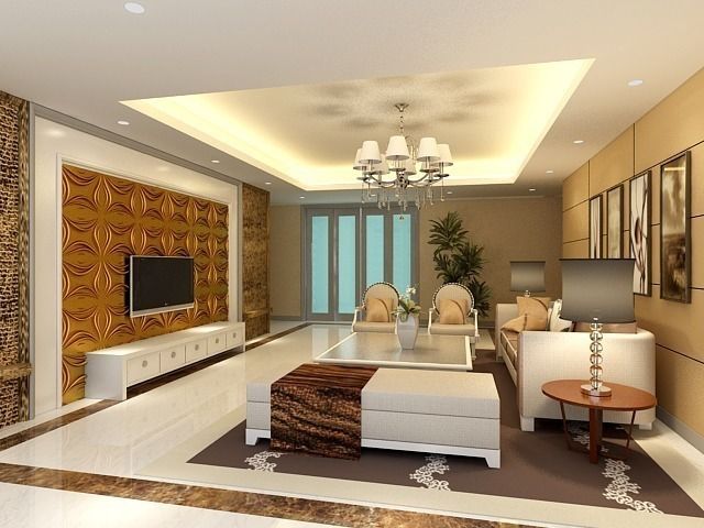 3D GOLD PANEL, Diva Yapı Diva Yapı Paredes e pisos modernos