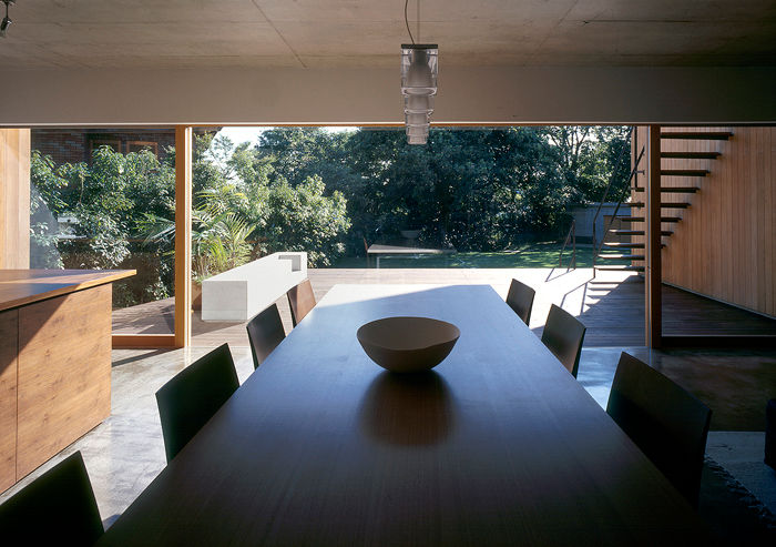 Yamate House, 八木建築研究所 Yagi Architectural Design 八木建築研究所 Yagi Architectural Design Salas de jantar modernas