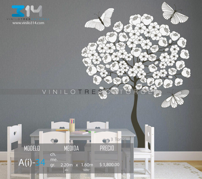 Vinilos Decorativos Arboles Infantiles y Sets Decorativos, Vinilo314 Vinilo314 Cuartos infantiles de estilo moderno