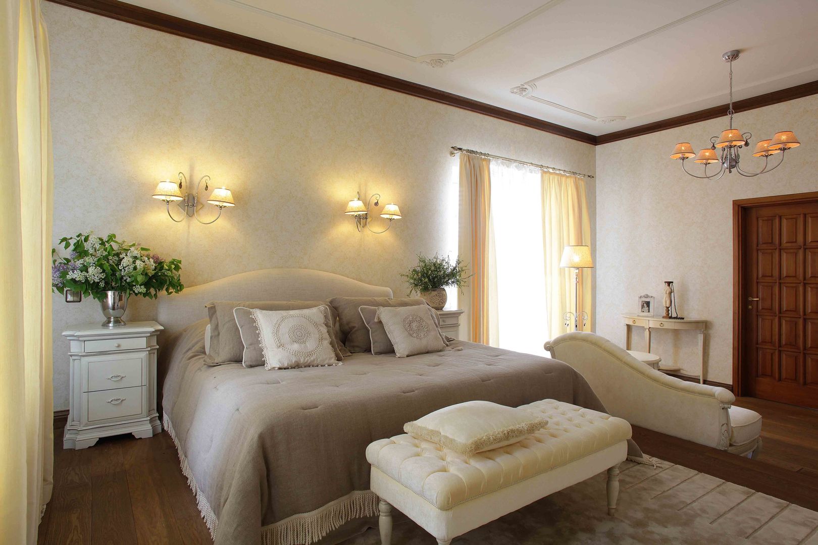 Загородный дом 360м2, Tatiana Ivanova Design Tatiana Ivanova Design Classic style bedroom