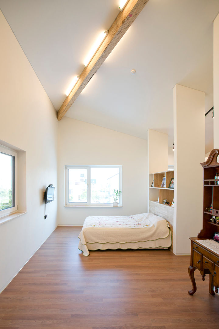 덕산 W-Building, JYA-RCHITECTS JYA-RCHITECTS Modern style bedroom