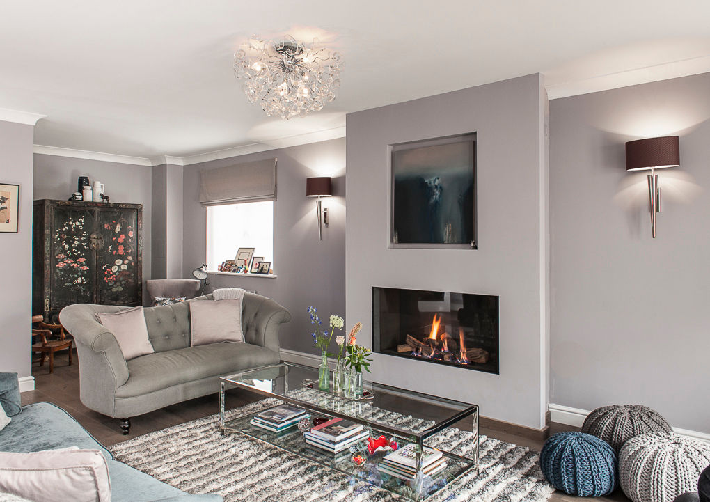 Family Home in Tunbridge Wells, Smartstyle Interiors Smartstyle Interiors Phòng khách phong cách kinh điển