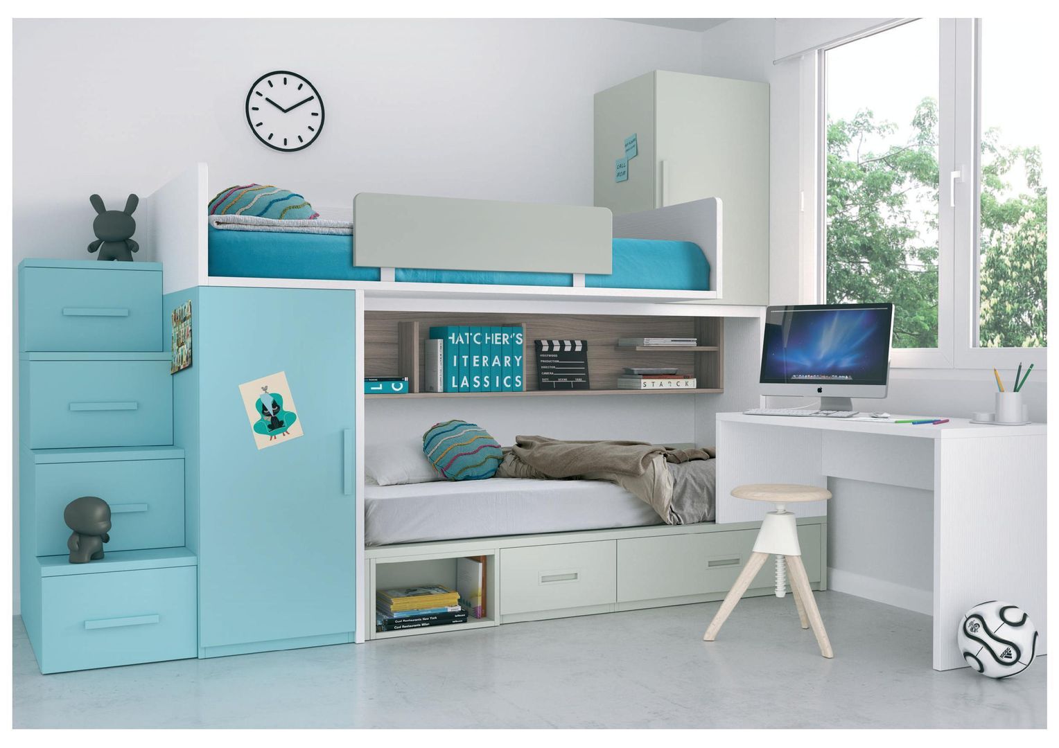 homify Modern nursery/kids room Beds & cribs