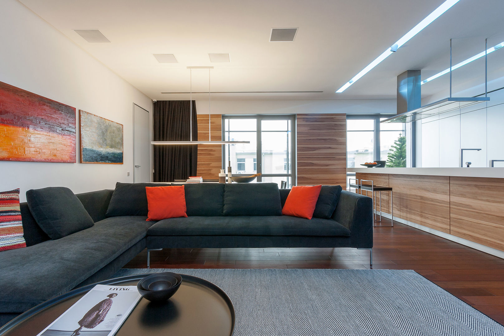 apartment V-21, VALENTIROV&PARTNERS VALENTIROV&PARTNERS Living room