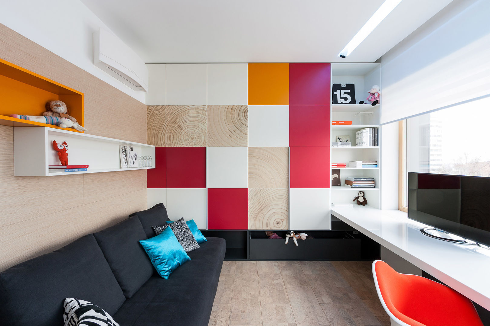 apartment V-21, VALENTIROV&PARTNERS VALENTIROV&PARTNERS Dormitorios infantiles de estilo minimalista
