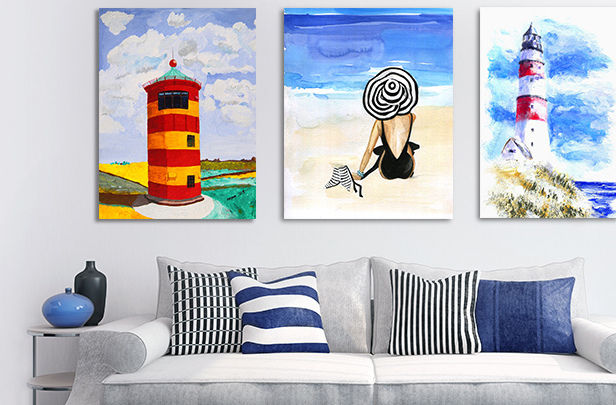 Creative wall art, Posterlounge Posterlounge Living room Accessories & decoration