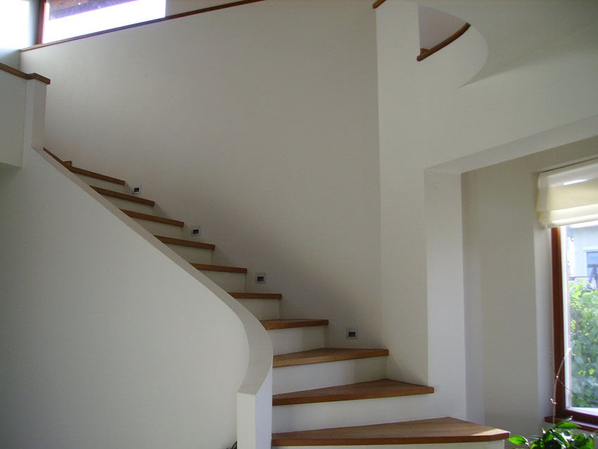Dom w Wilanowie , atz-studio atz-studio Modern corridor, hallway & stairs