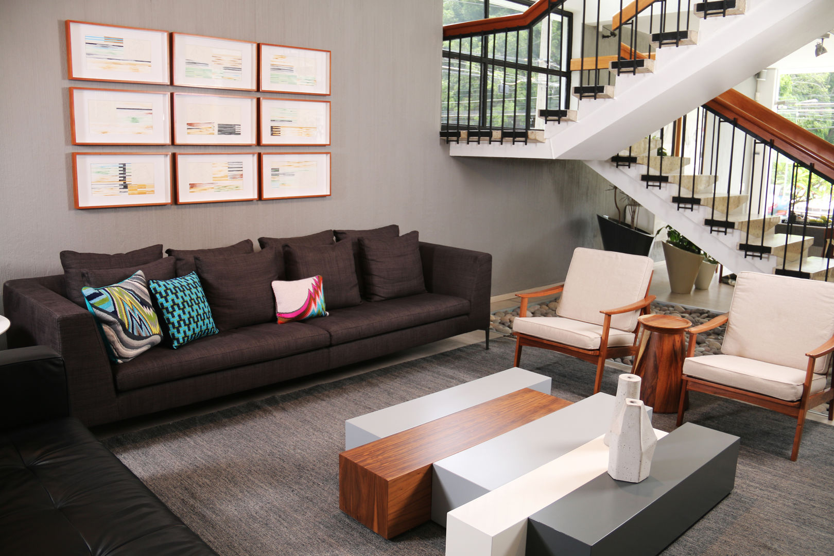 TOCOMADERA Showroom, Guadalajara., TocoMadera TocoMadera غرفة المعيشة Sofas & armchairs