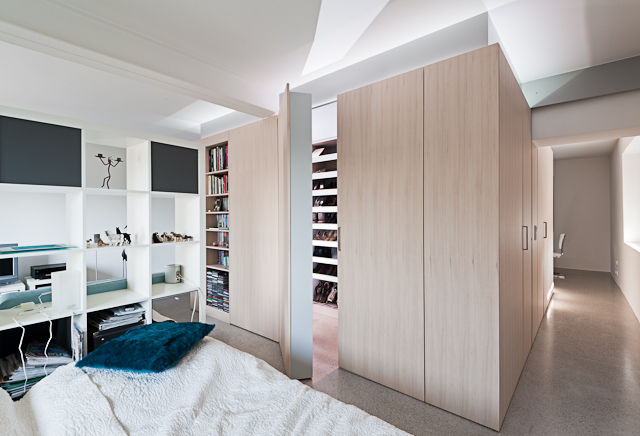 Wohnung M., schröckenfuchs∞architektur schröckenfuchs∞architektur Chambre originale