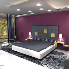 Exemple realisations, Ribardiere creations Ribardiere creations Спальня в стиле модерн