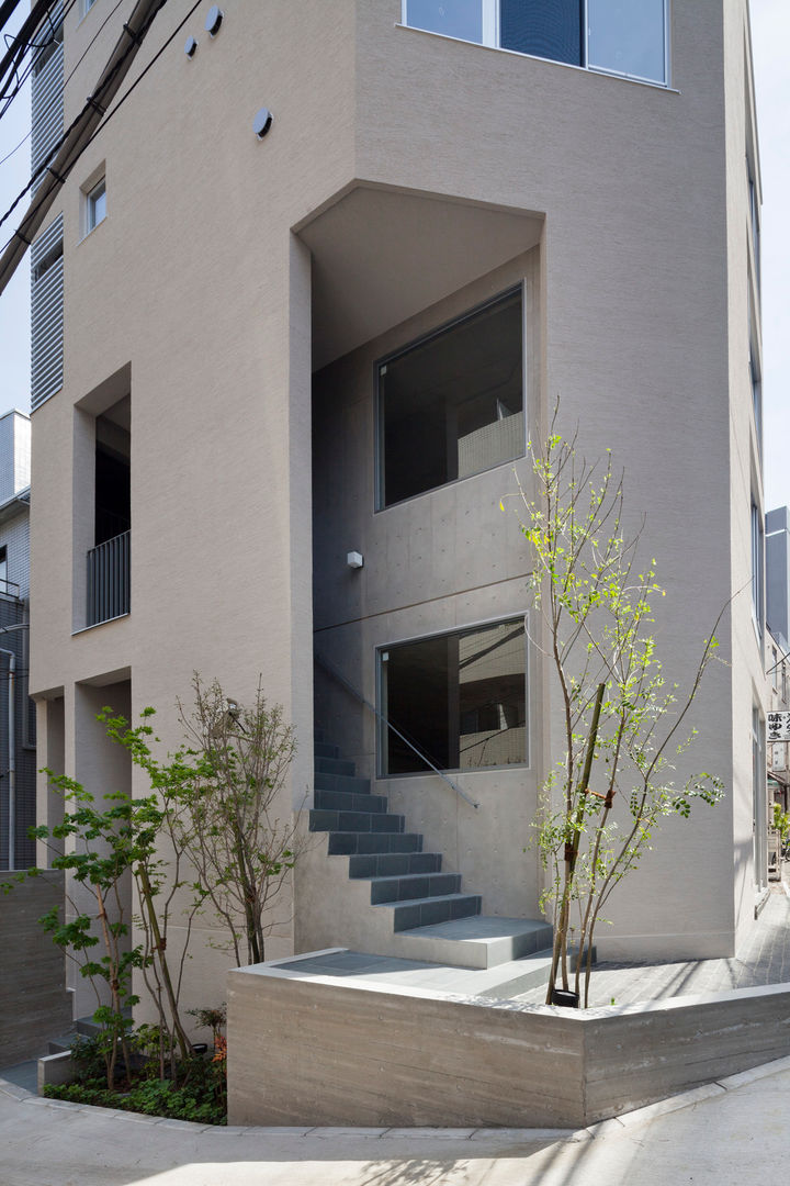 荒木町 GARDEN TREE, HAN環境・建築設計事務所 HAN環境・建築設計事務所 Casas modernas