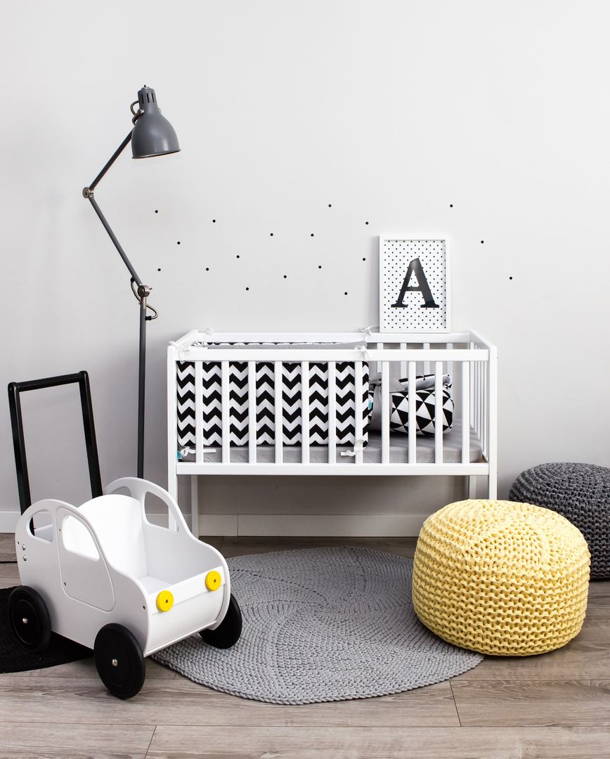 Ochraniacz w zygzaki, Dots My Love Dots My Love Kamar Bayi/Anak Gaya Skandinavia Katun Red Accessories & decoration